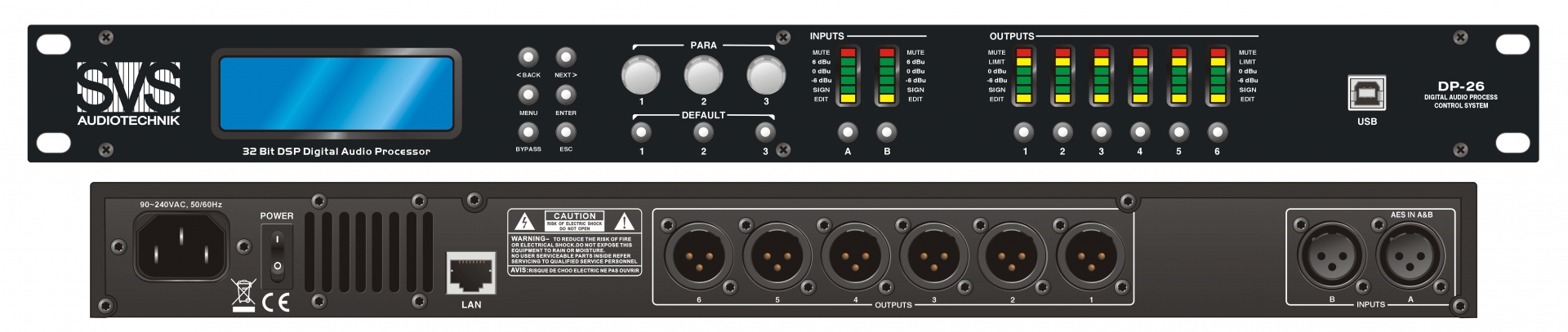 SVS Audiotechnik DP-26 Цифровой процессор: 2 входа 6 выходов в Йошкар-Оле