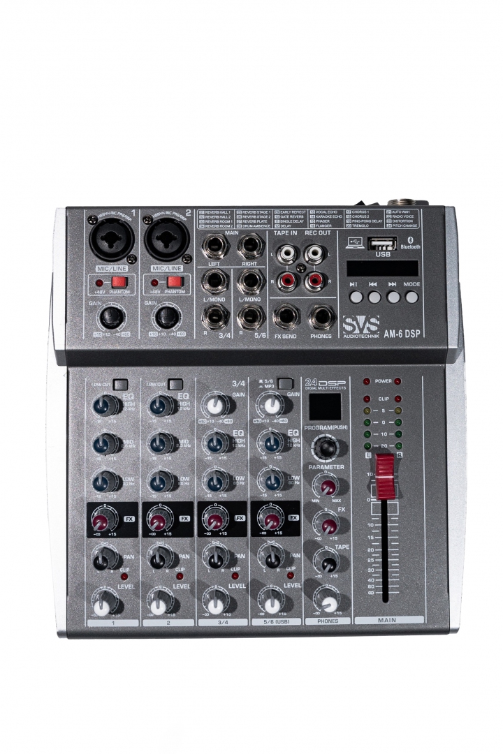 SVS Audiotechnik mixers AM-6 DSP Микшерный пульт аналоговый, 6-канальный SVS Audiotechnik mixers в Йошкар-Оле