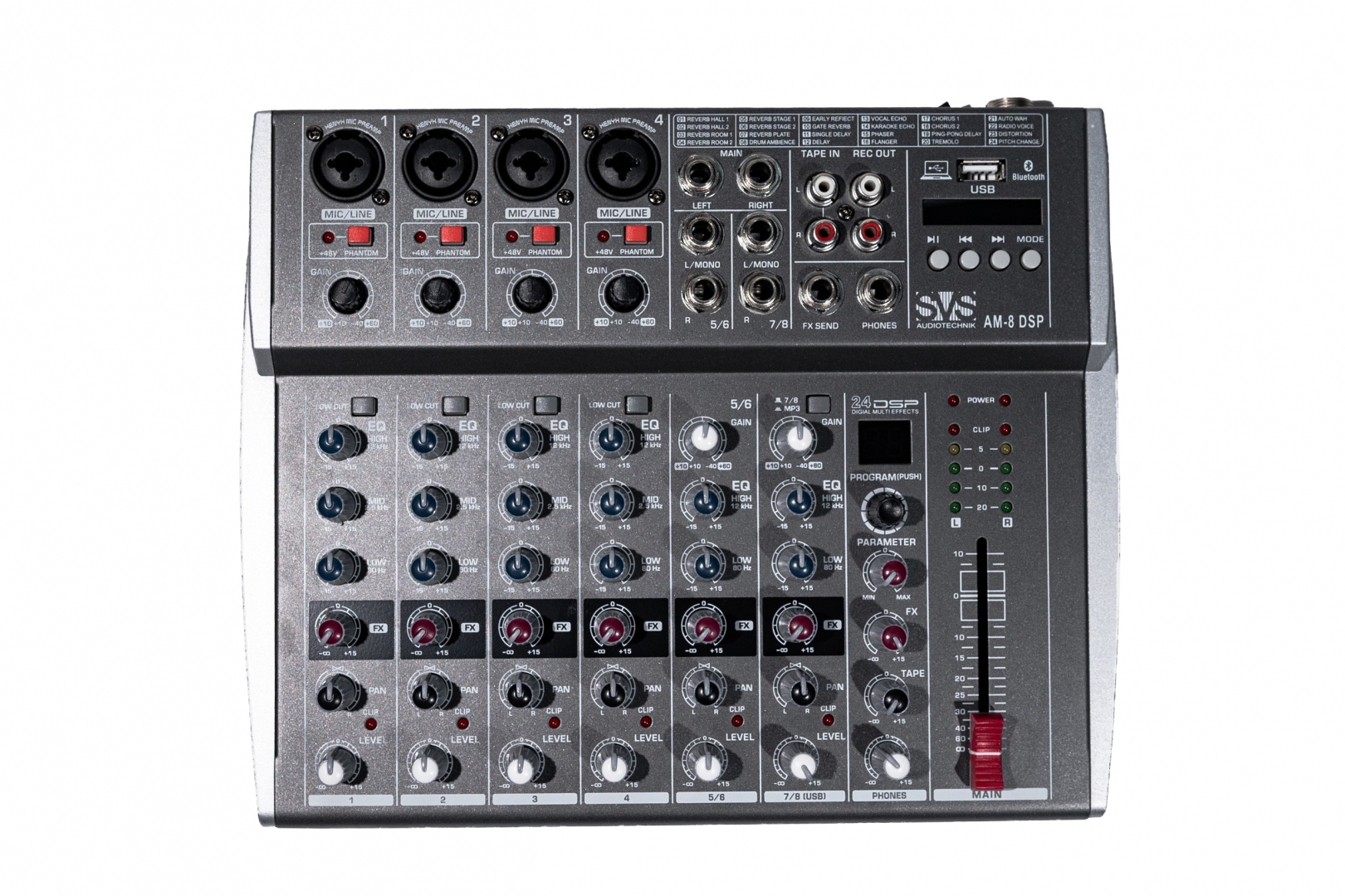 SVS Audiotechnik mixers AM-8 DSP Микшерный пульт аналоговый, 8-канальный в Йошкар-Оле